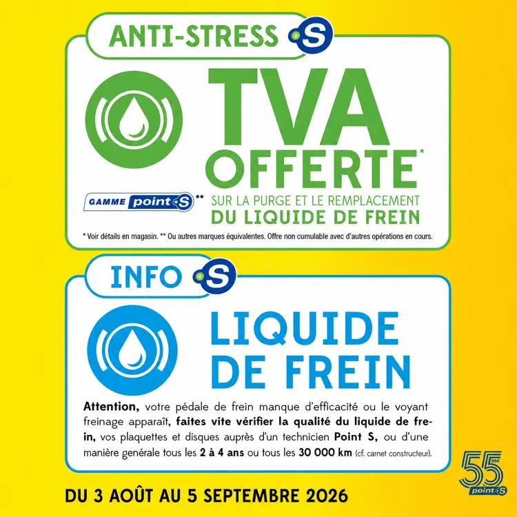 TVA Offerte Liquide de Frein