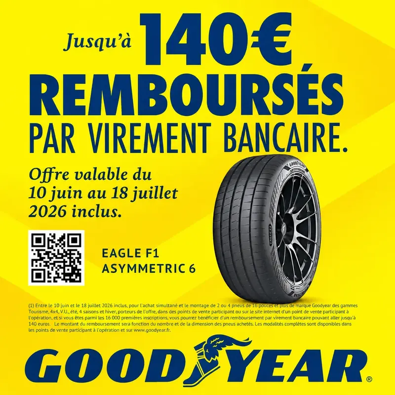 140€ REMBOURSES PAR VIREMENT BANCAIRE