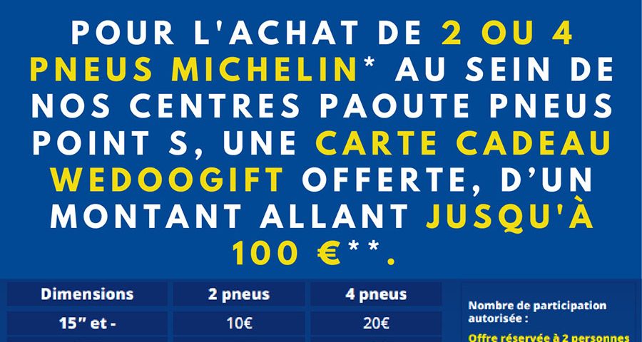 promotion michelin