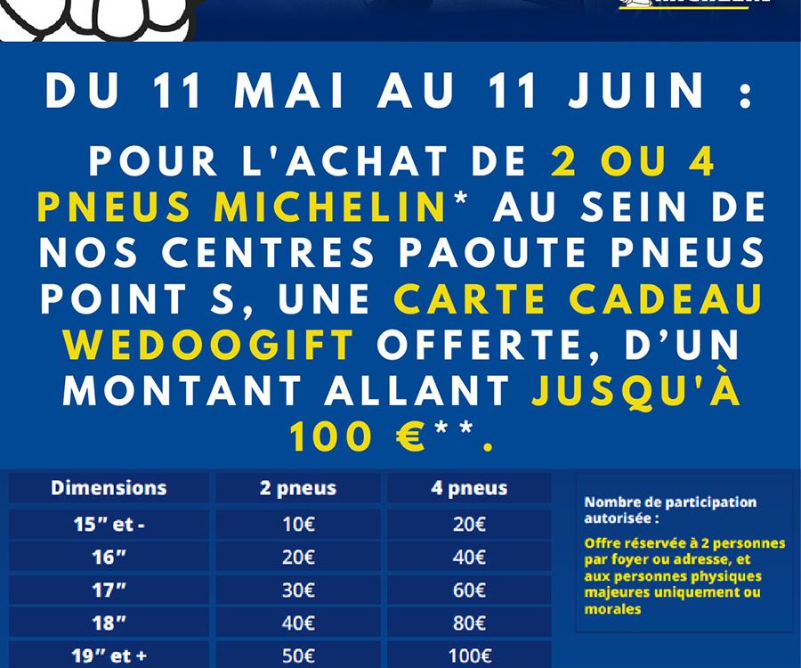 promotion michelin